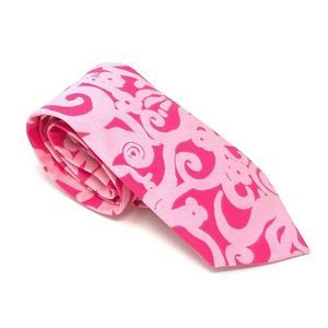 Lilly Pulitzer Men's Necktie Tie Pink Animal Print